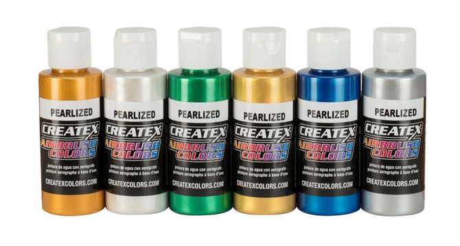 CreateX gyöngyházfényű festék, 5804-00 6x60ml