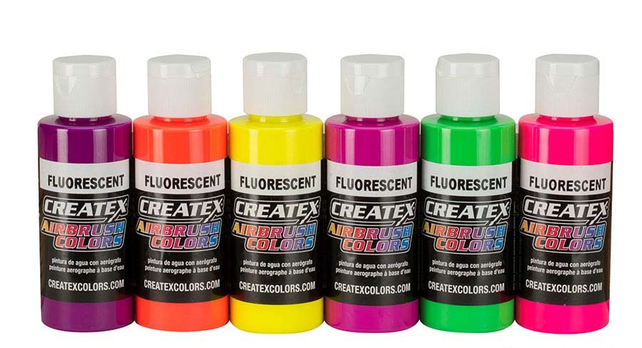 CreateX Fluoreszkáló festék készlet, 5802-00, 6x 60ml