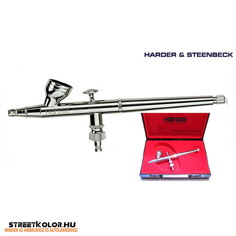 HARDER & STEENBECK Hansa Topline 281 Chrome airbrush szórópisztoly 0,2 mm
