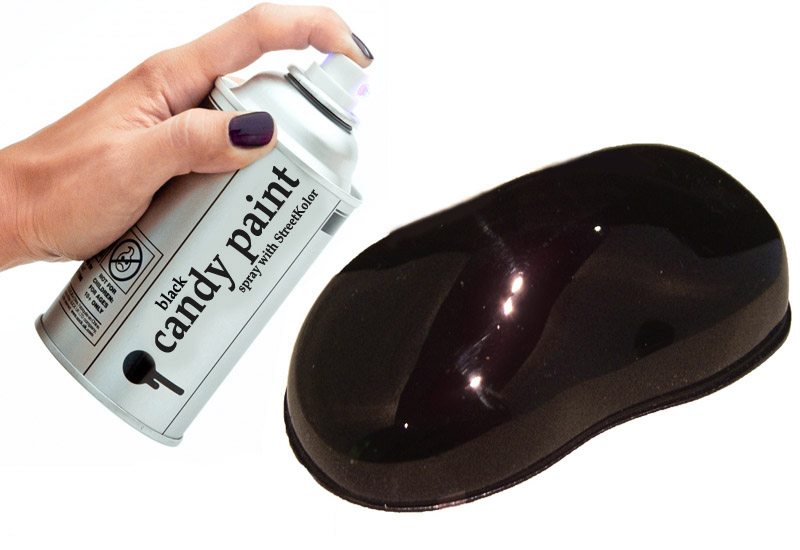 Candy Black festék spray, 400ml