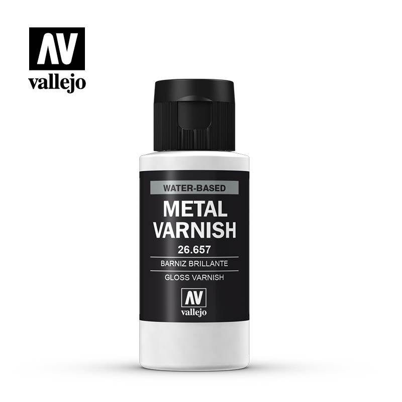 Vallejo 26.657 Fényes metálfényű lakk airbrush festékekhez 60 ml