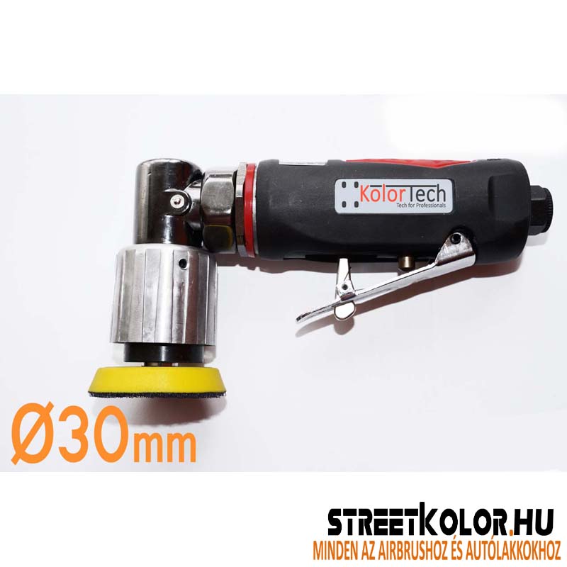 KolorTech AT-7037B pneumatikus excentrikus csiszoló, 30mm sodrópad