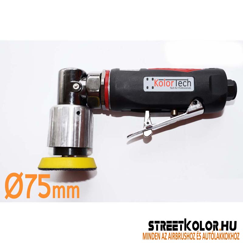 KolorTech AT-7037B pneumatikus excentrikus csiszoló, 75mm sodrópad