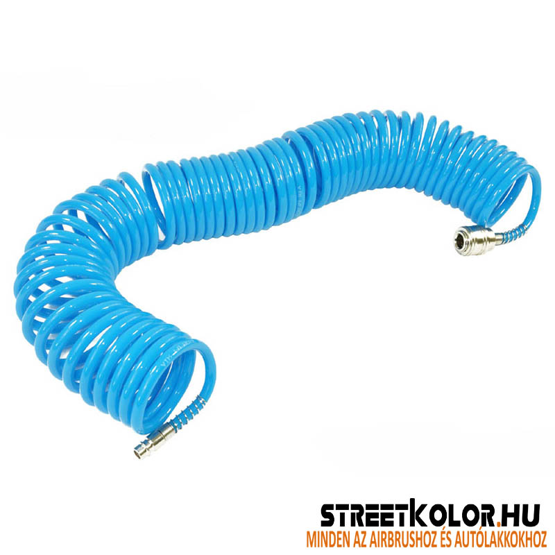 Poliuretán spirálcső levegőre 8x5mm, Hossz: 10 m
