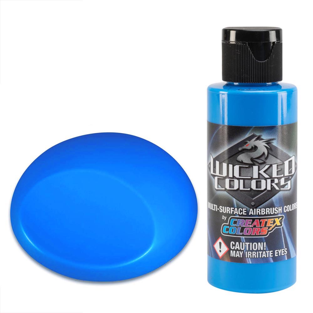 Wicked W028 fluoreszkáló kék airbrush festék 60ml