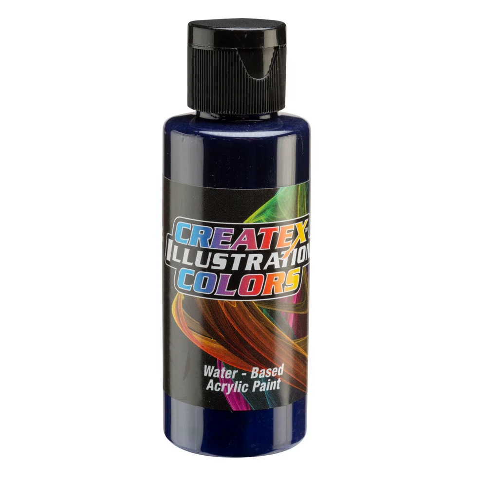 Illusztrációs Kék airbrush festék CreateX 60 ml – 5057 Transparent Blue Violet