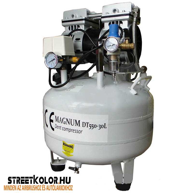 MAGNUM DT550 airbrush kompresszor 30 L légtartállyal
