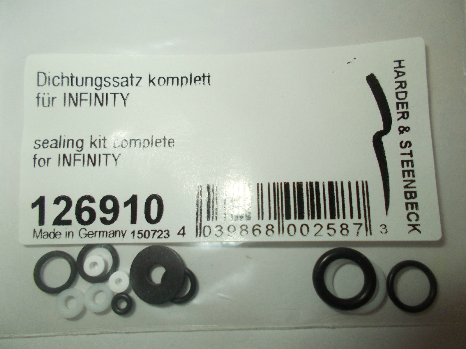 Komplett tömítési készlet a Harder Steenbeck Infinty-hez