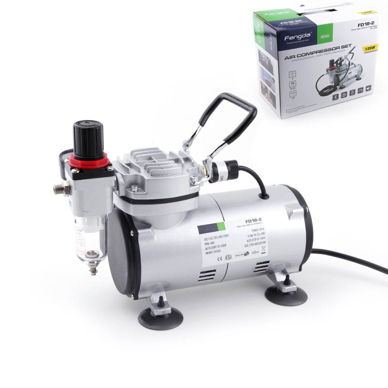 FENGDA ® FD18-2 egyhengeres airbrush kompresszor