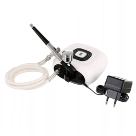 Airbrush szett HS-08 WHITE kompresszorral és HS-30 0,3 mm-es airbrush pisztollyal