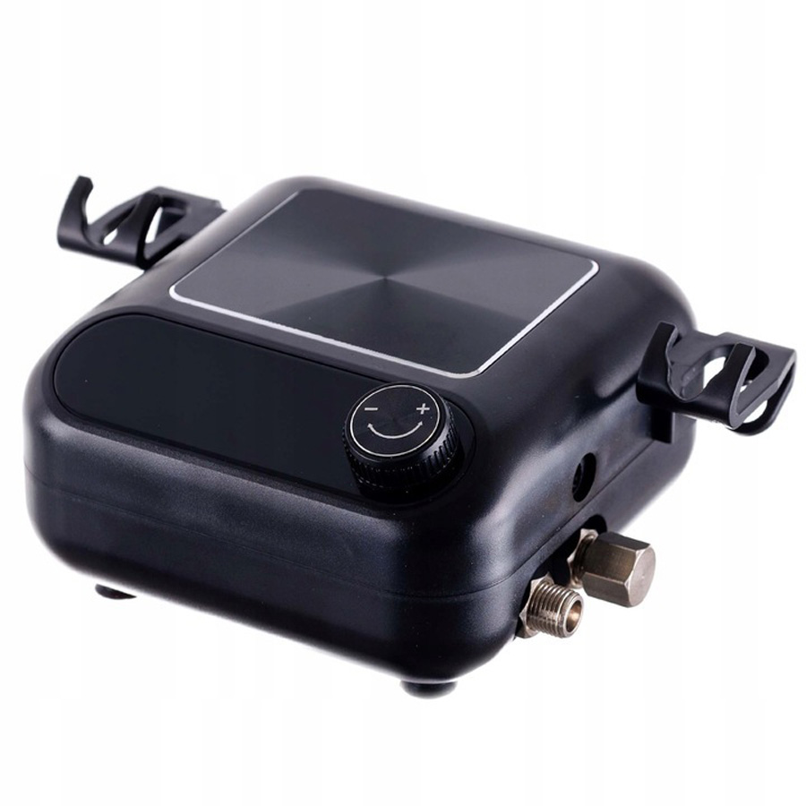 Airbrush készlet OCTAGON HSA10K BLACK kompresszorral és két airbrush pisztollyal 0,3 mm-es fúvókával