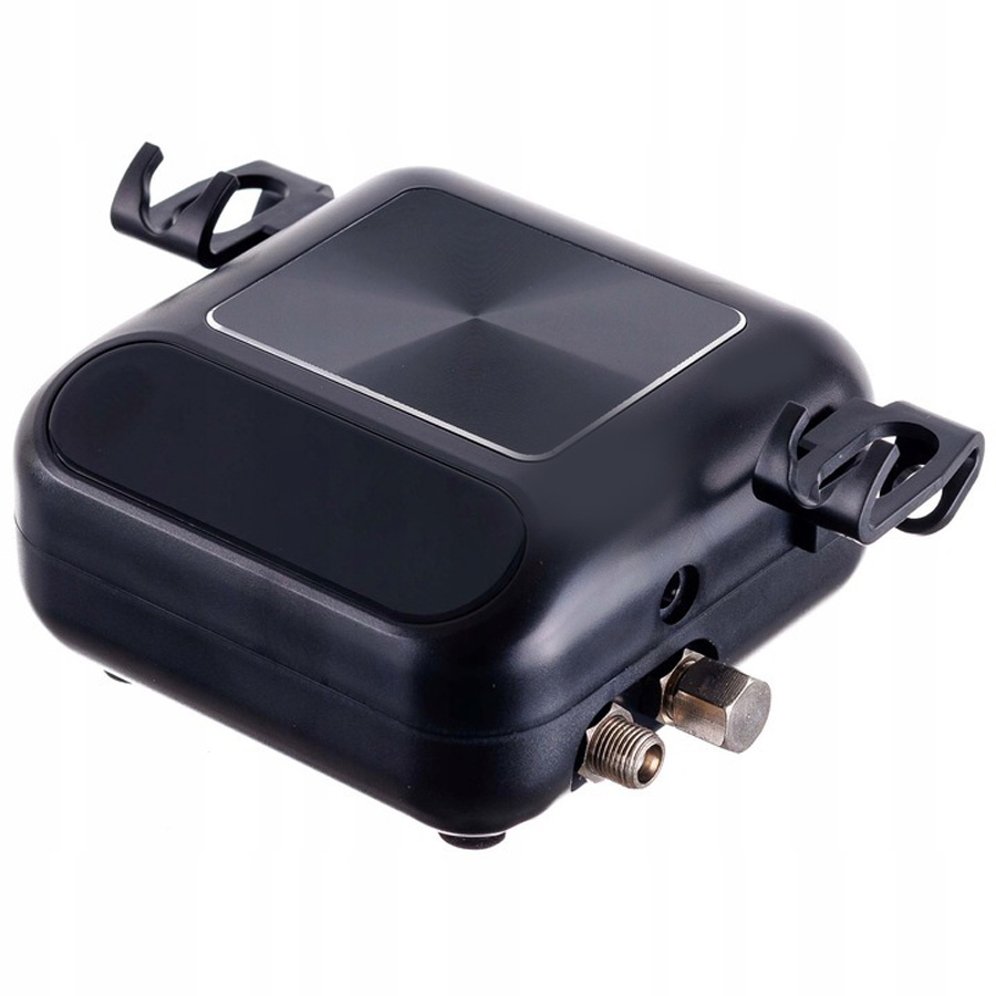 Airbrush készlet OCTAGON HSA9K BLACK kompresszorral és két airbrush pisztollyal 0,3 mm-es fúvókával
