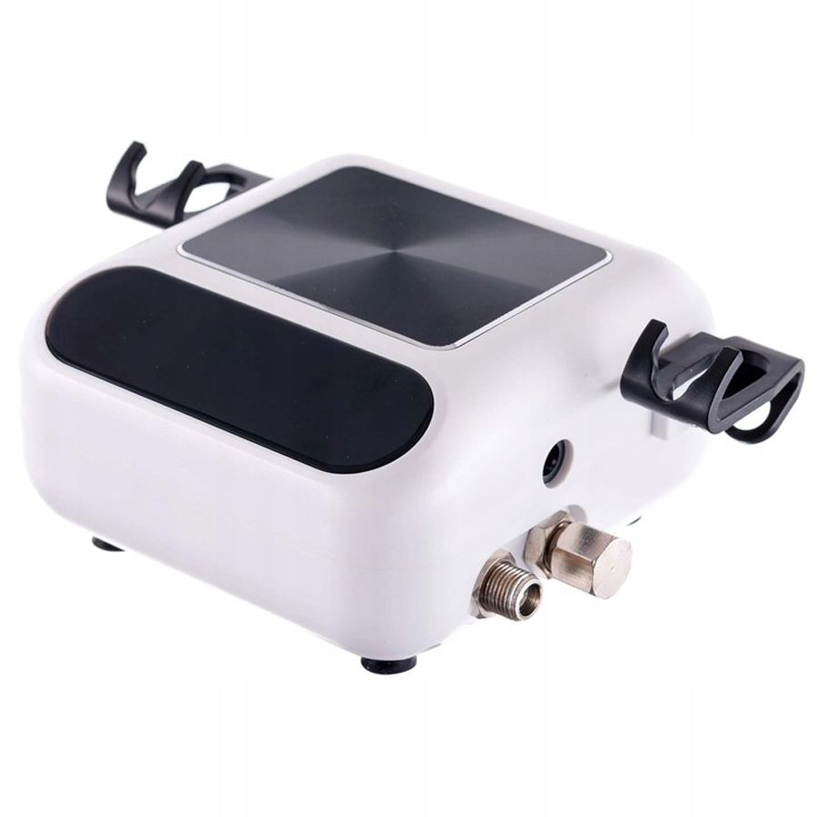 Airbrush készlet OCTAGON HSA9K WHITE kompresszorral és két airbrush pisztollyal 0,3 mm-es fúvókával