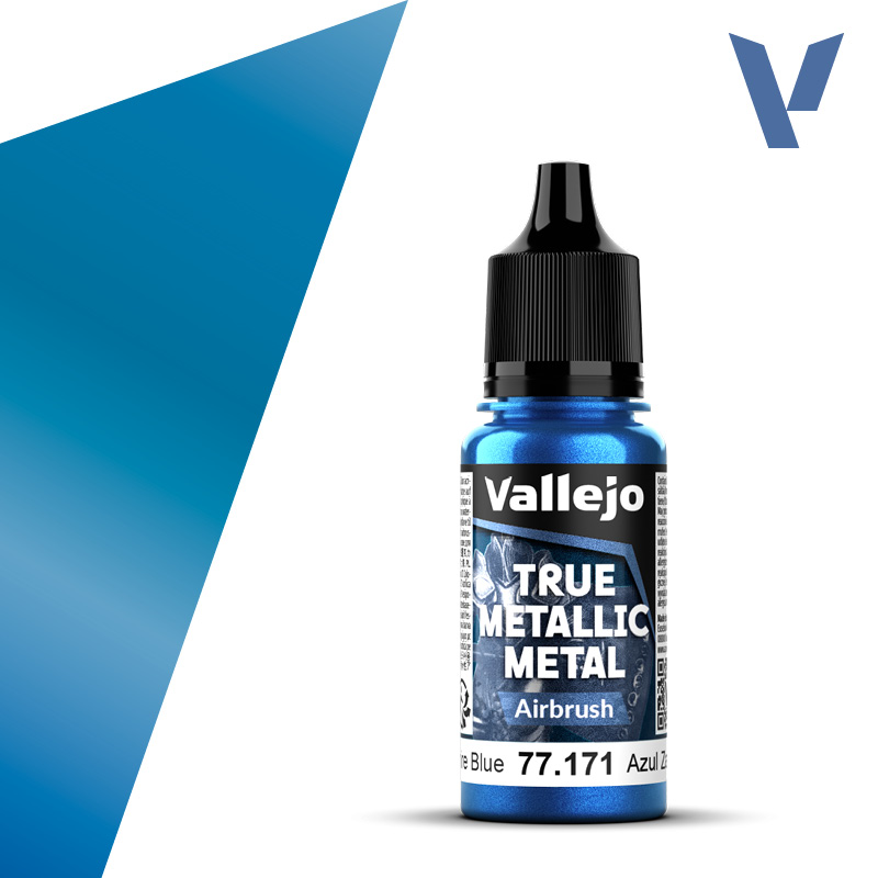 VALLEJO TRUE METALLIC 77.171 Kékmetál akril airbrush festék 18 ml