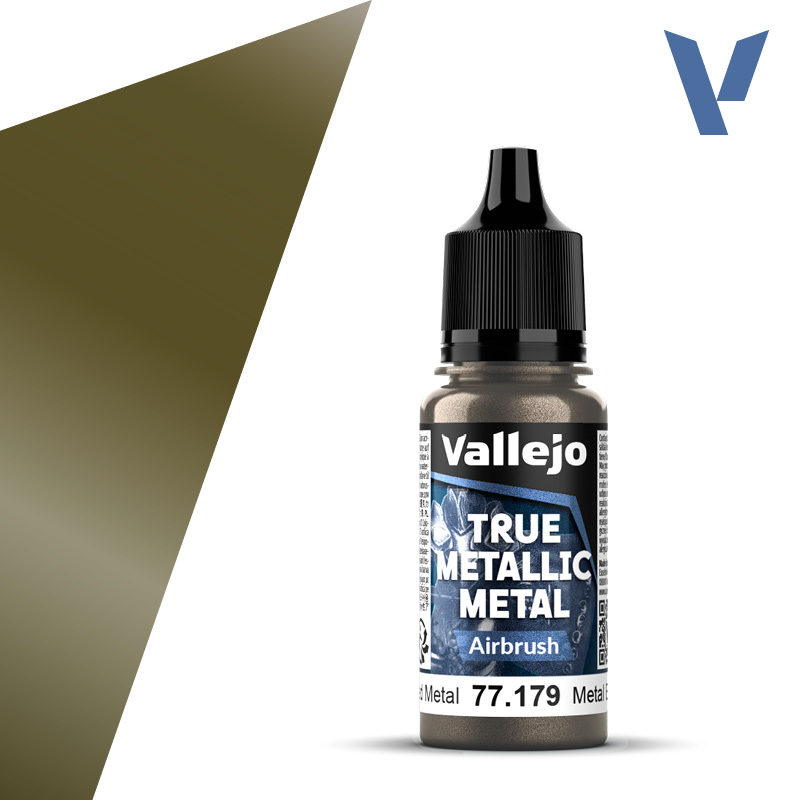VALLEJO TRUE METALLIC 77.179 Aranymetál akril airbrush festék 18 ml