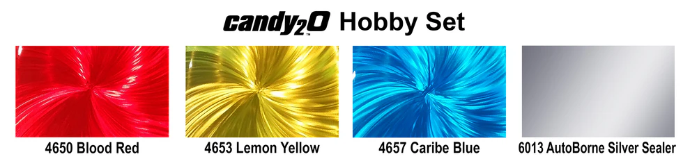 Createx candy2O Hobby Set – 4682-01 6 x 60 ml – Transzparens airbrush candy festék készlet
