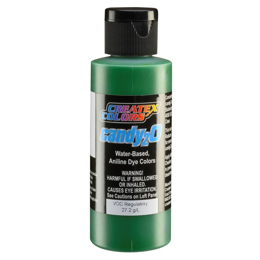 Createx candy2O – 4660 Poison Green 60 ml – Koncentrált transzparens airbrush festék