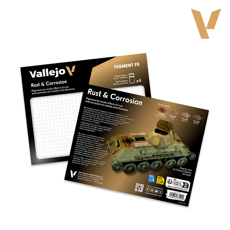 Vallejo Set Rust and Corrosion 73194  4 x 30ml