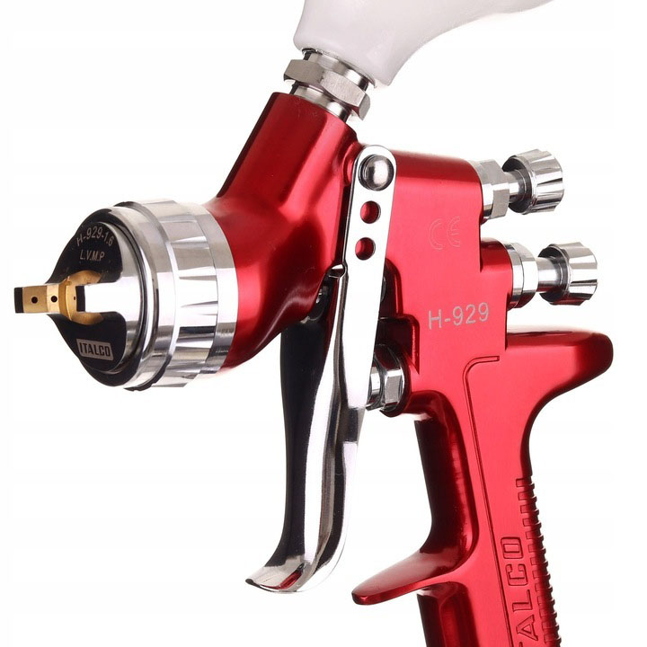 Italco H-929 LVMP 1,6 mm professzionális fényezőpisztoly – A tökéletes, megfolyásmentes felületért