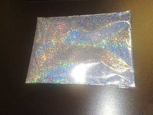 Ezüst hologram, 100% Hologram, 100 gramm, 400 micro=0,4mm