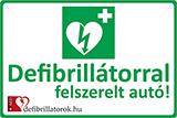 Defibrillátor jelző autómatrica