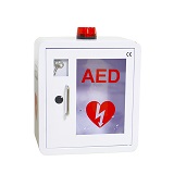 WAP'R fehér beltéri zárható riasztós defibrillátor szekrény