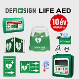 Ipari csomag: DefiSign LIFE automata defibrillátor