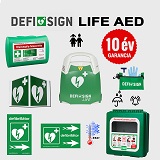 Sport csomag: DefiSign LIFE automata defibrillátor