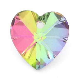 14mm szív - multicolor