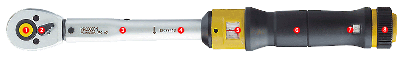 Proxxon 3/8" 12-60 NM Nyomatékkulcs