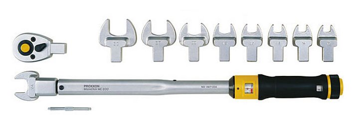 Proxxon MICROCLICK 200-MULTI Nyomatékkulcs klt