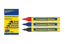 BLEISPITZ jelölőfilc d1,0mm piros