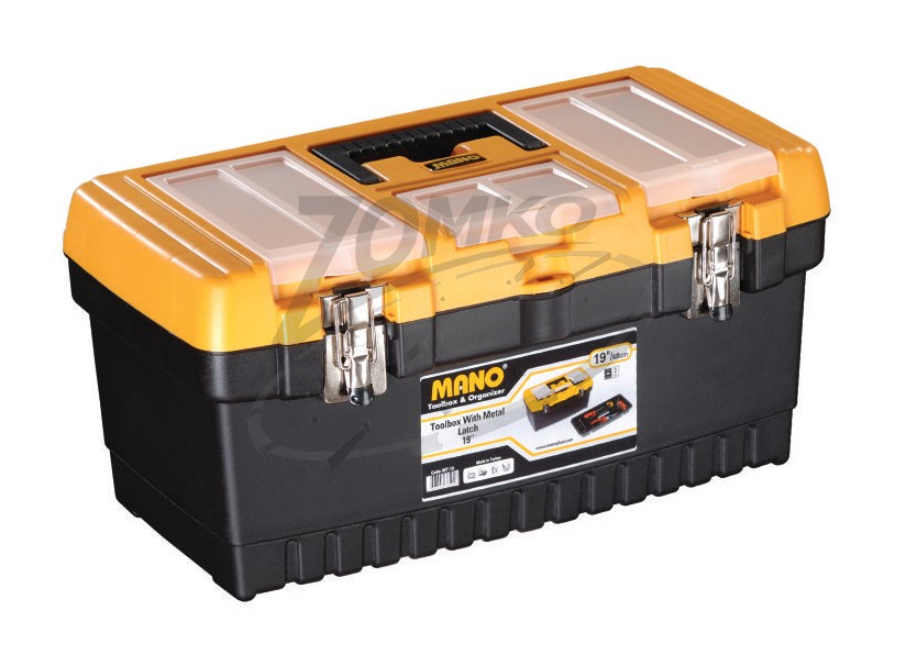 MANO fémcsatos szerszámkoffer 413x212x186 MT-16