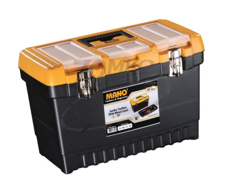 MANO Jumbo fémcsatos szerszámkoffer 564x310x388 JMT-22