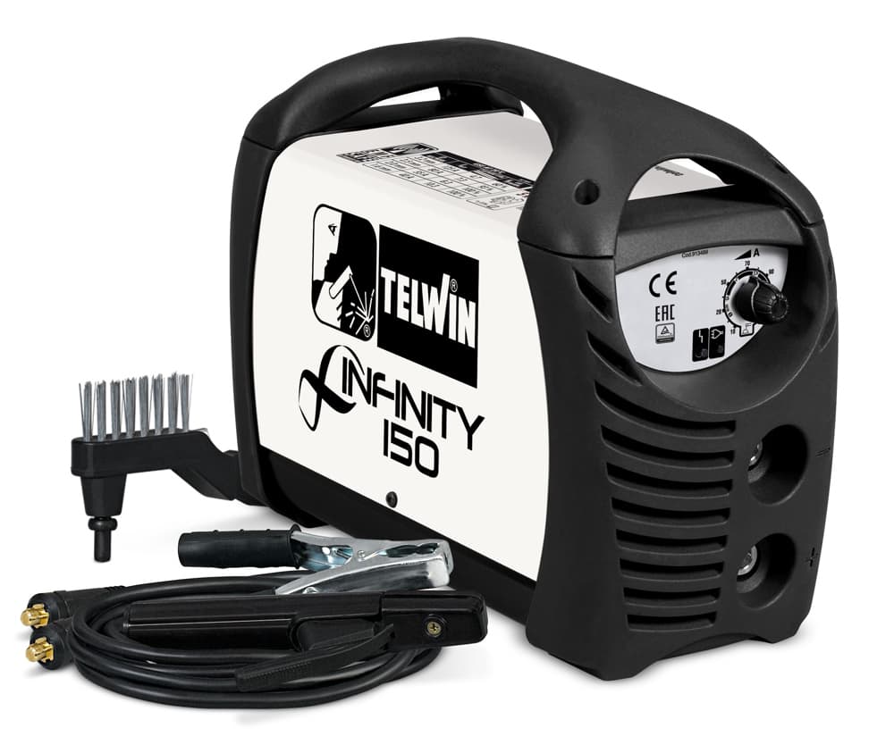 TELWIN INFINITY 150 230V tartozékokkal, karton dobozban