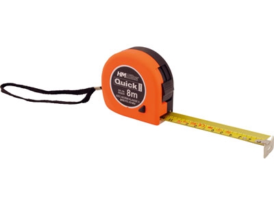 HM Mül. mérőszalag 8m 25mm profi, bevizsgált Quickstop finkcióval