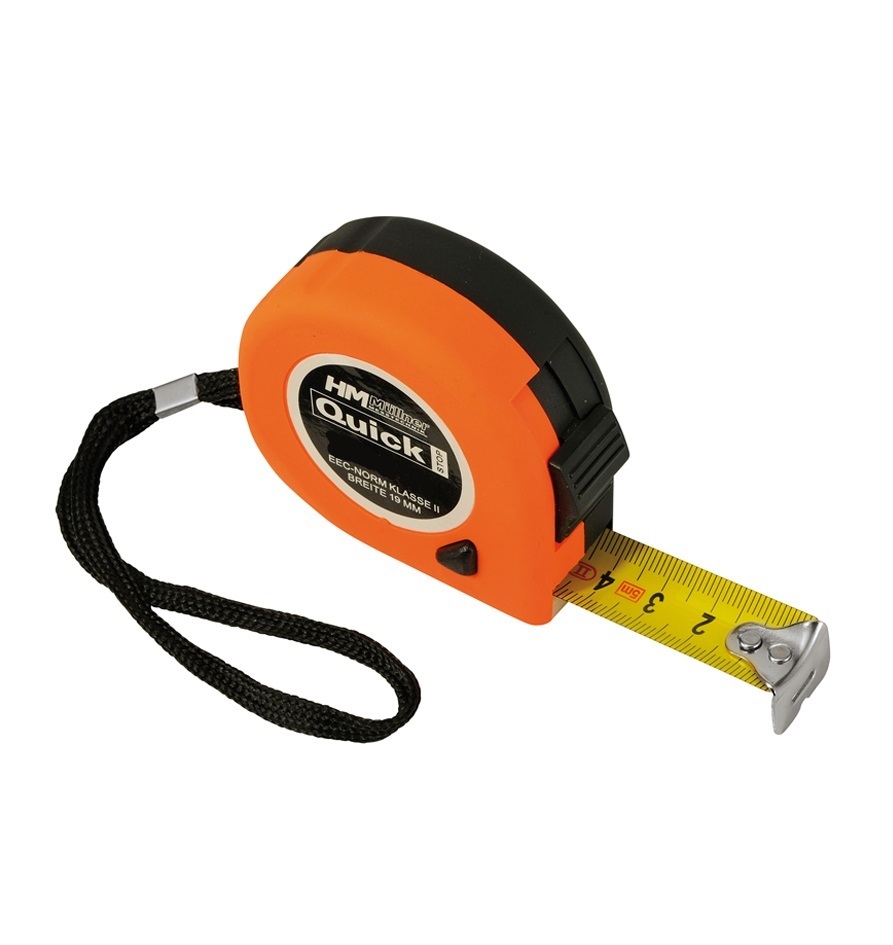 HM Müllner 10m 32mm mérőszalag Profi, bevizsgált, Quickstop funkcióval