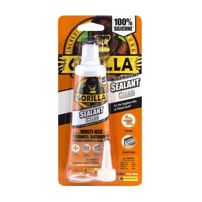 Gorilla Sealant Clear átlátszó szilikon tömítő 30perc 80ml