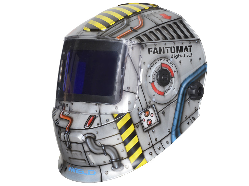 IWELD FANTOMAT 5.3 Automata hegesztő fejpajzs (ezüst)