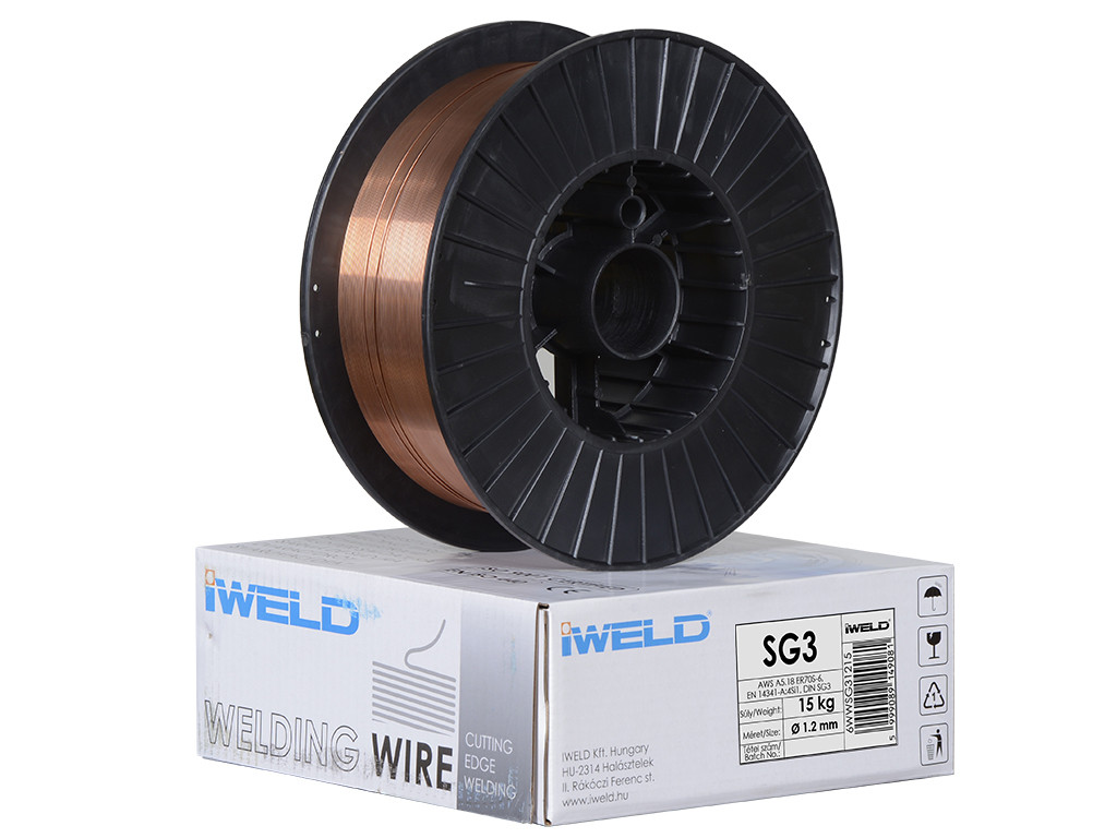 Iweld hegesztő huzal SG3 1,2mm/15kg ER70S-6
