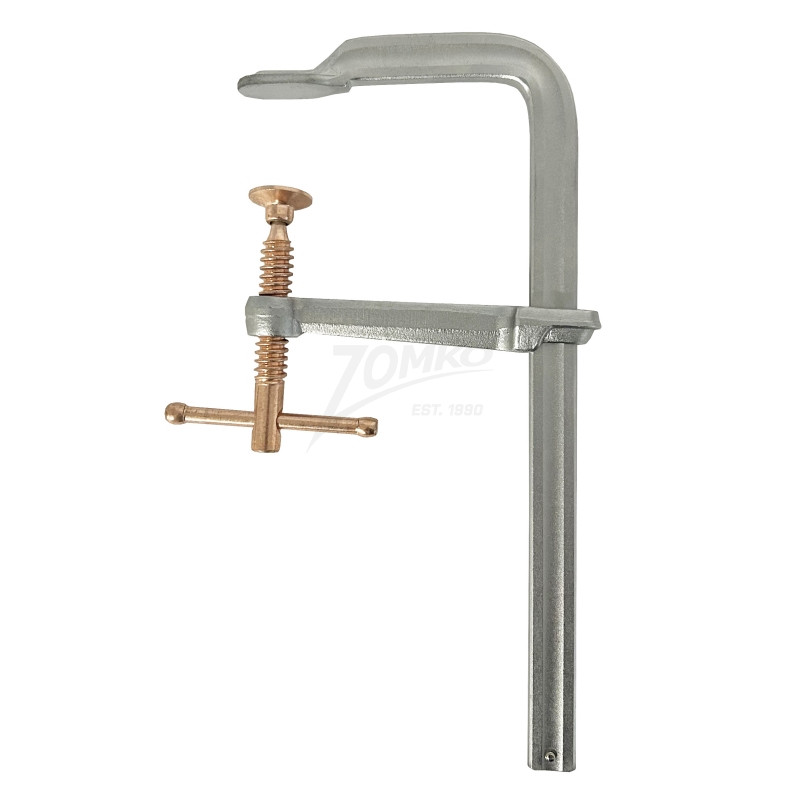 BERGER lakatos párhuzamszorító rezezett orsóval 120x400/25x12mm