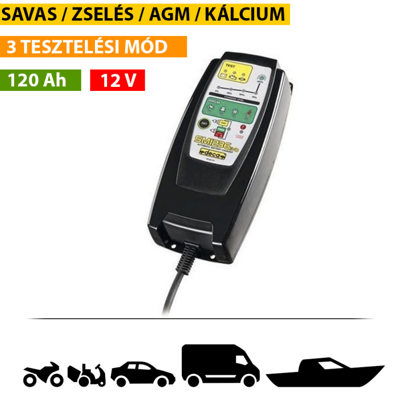 Deca SM 1236 EVO Inverteres akkumulátor töltő