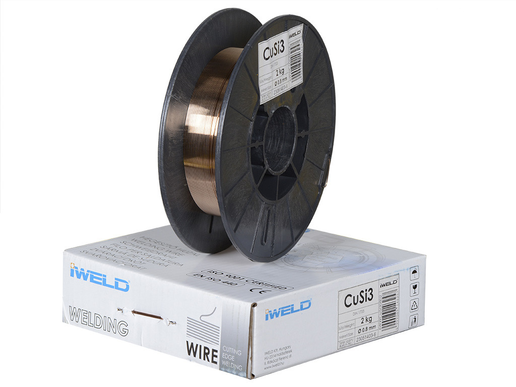 Iweld hegesztő huzal Réz 0,8mm/2kg (CuSi3) DIN1733