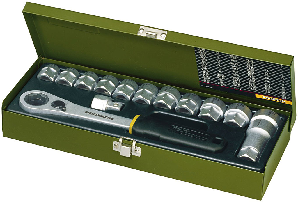 Proxxon 1/2" 14 RÉSZES Speciális kulcskészlet 23.604