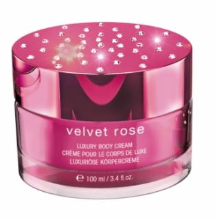 Velvet Rose Luxus testápoló krém Swarovsi köves díszdobozban - 100 ml