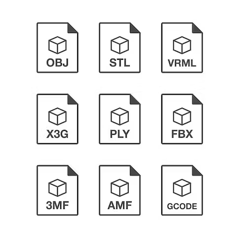 3D nyomtatásnál használt file-ok