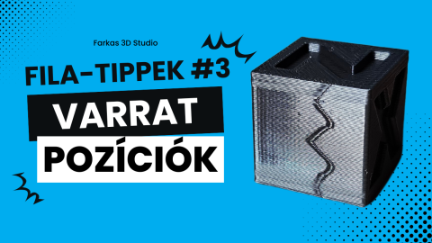 3D nyomtató kalibrálás - Varrat pozíció