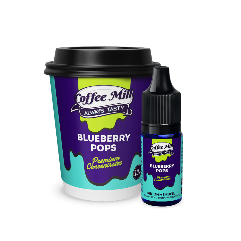 Coffee Mill Blueberry Pops