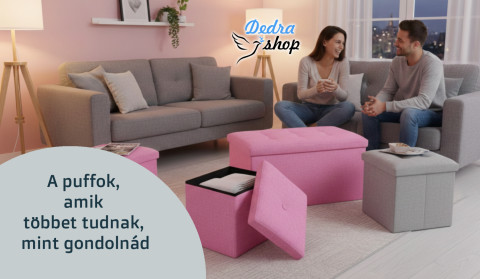 Vendégvárás pillanatok alatt - A puffok, amik többet tudnak, mint gondolnád