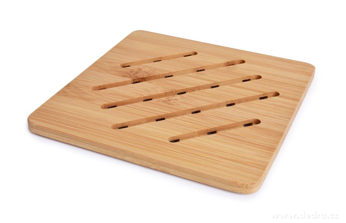 GoEco bambusz edényalátét 16,5x16,5 cm